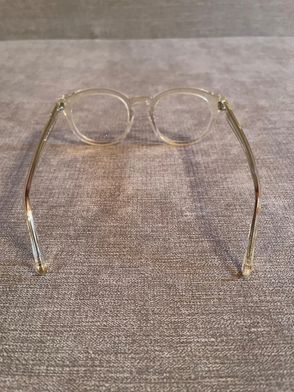 NEW Stella McCartney Eyeglasses Glasses Frames Clear w/Slight Yellow Gold Tint